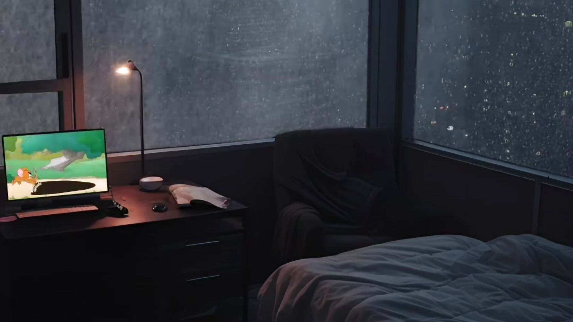 I love the feeling of sleeping in a thunderstorm