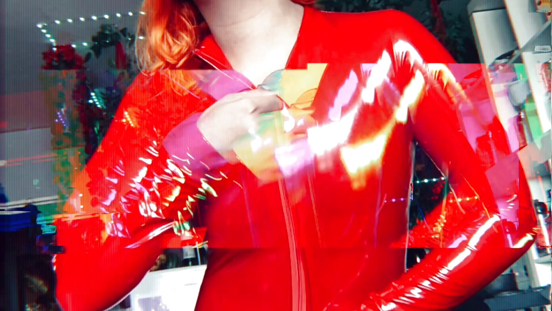 Latex suit - video by Vitriholyc cam model