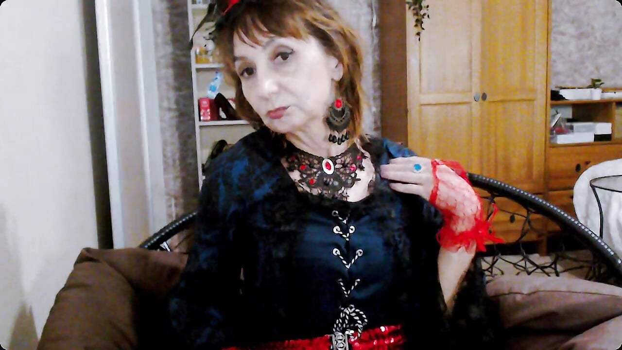 Medieval lady is waiting for a knight