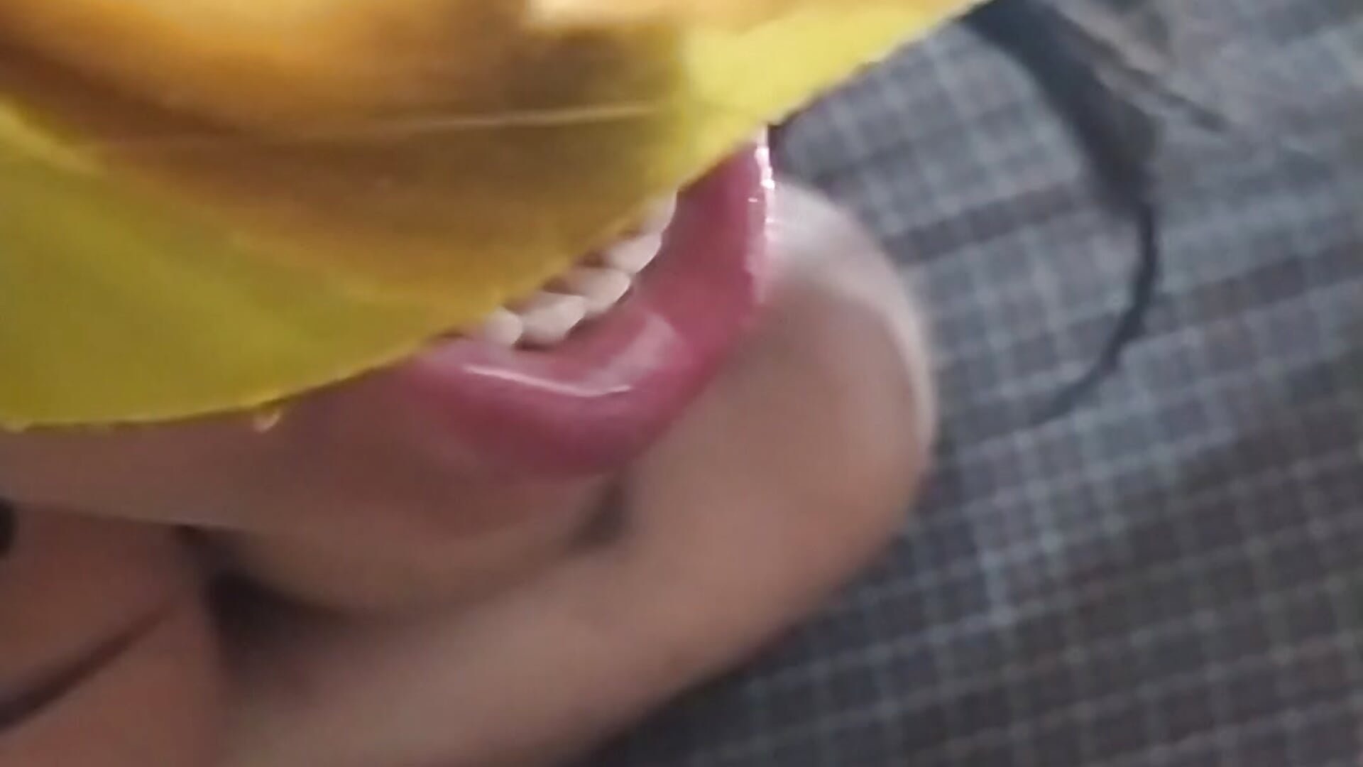 Taking Cum in mouth went in nose accidentally - video by couplesuni cam model