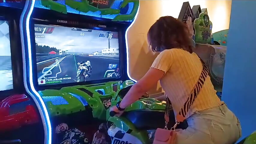 Video Game in bike