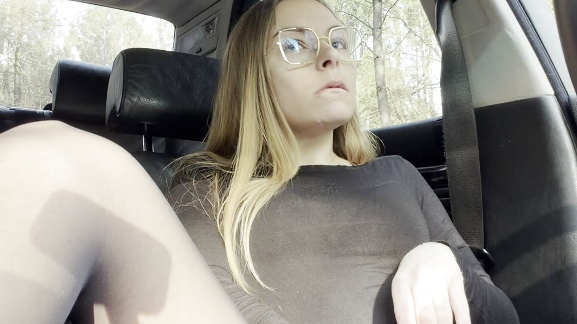 EXHIBE VOITURE 🔥 un joggeur passe j'ai eu trop peur 😱 mais excitant ahah - Angele_wrz 캠 모델의 동영상