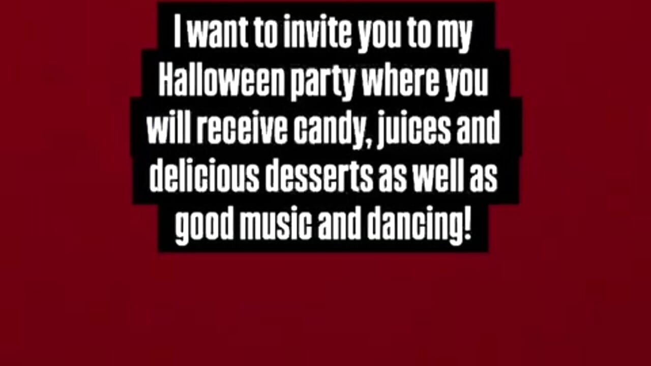 HALLOWEEN PARTY 31/10/24 8:00 AM COL