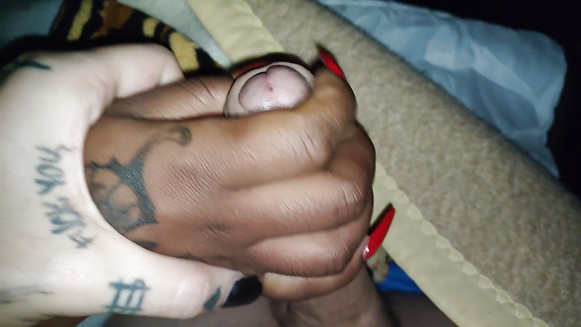 Masturbation by African hand