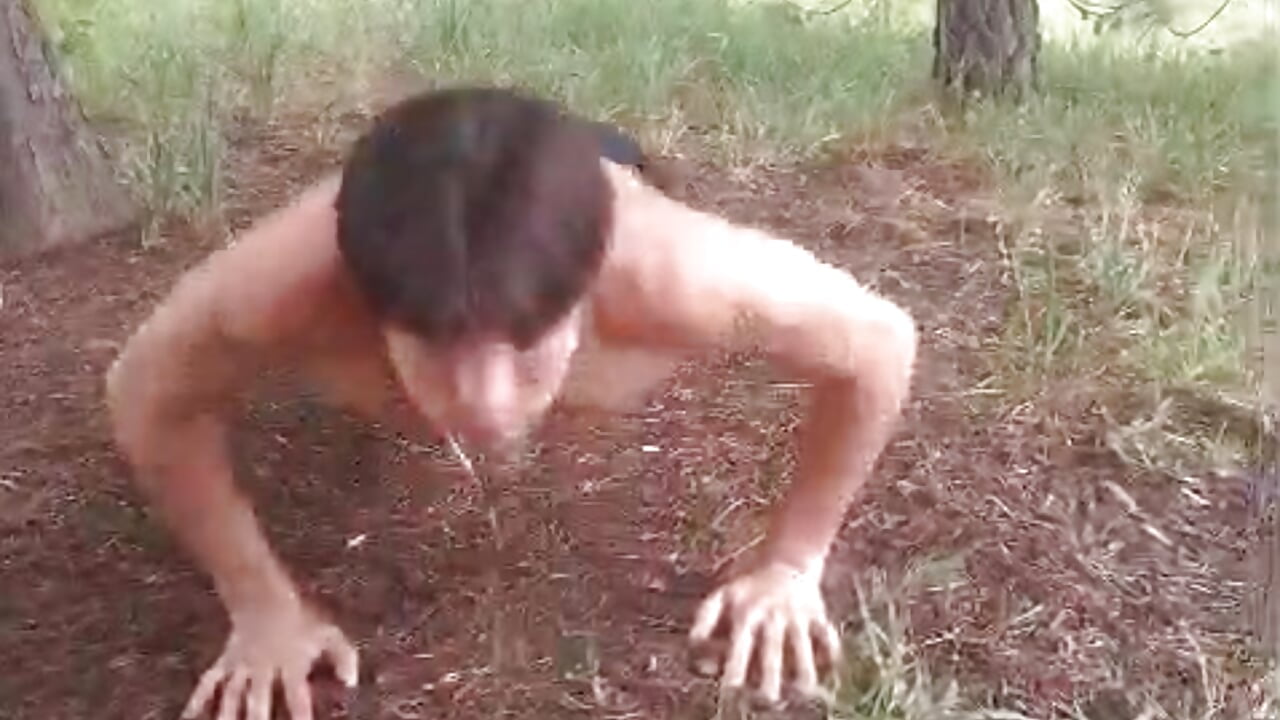 exercise in nature💪 - video by HeellBoy_ cam model