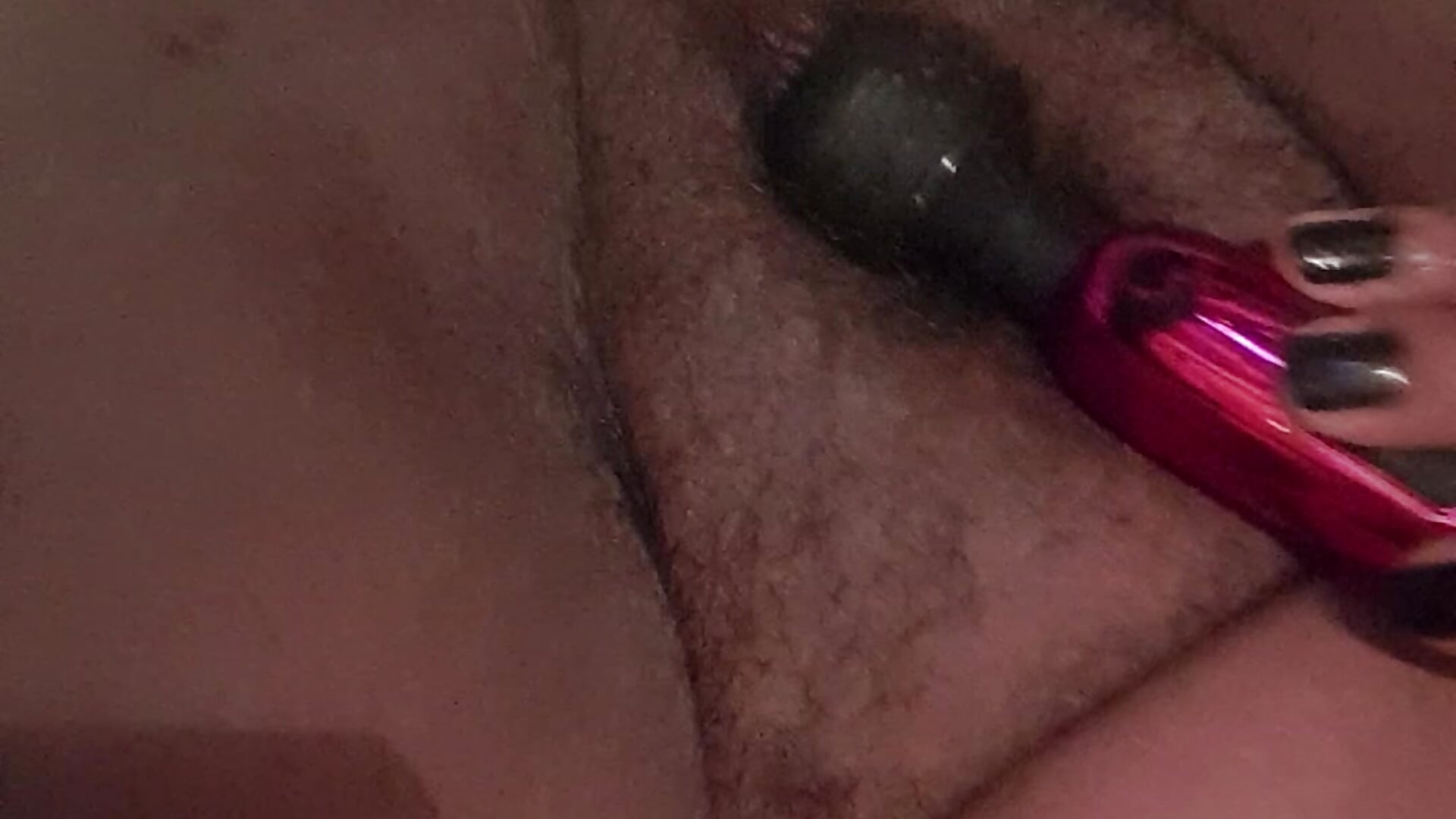 Vibing my pussy while I fuck my ass (no audio)