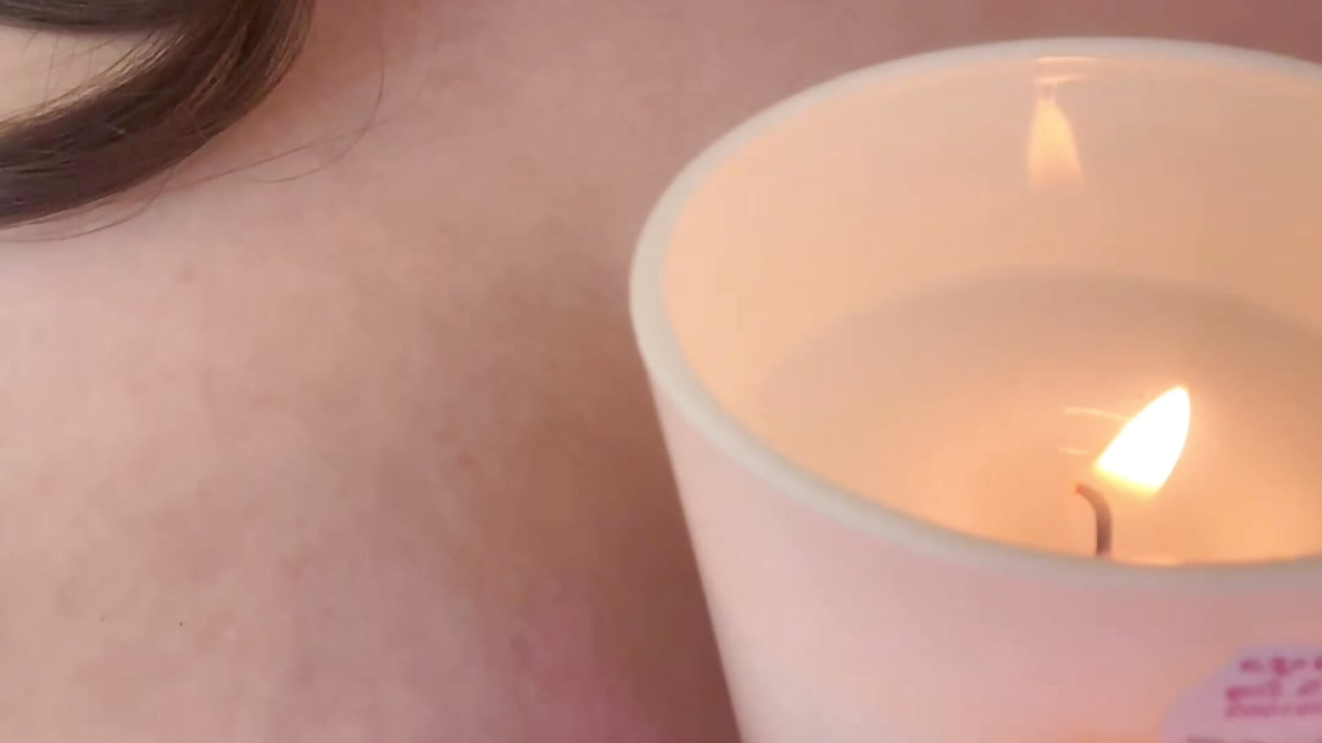 BDSM CANDLE FOR OILY BREASTS Meme yağlama ve mum dökme