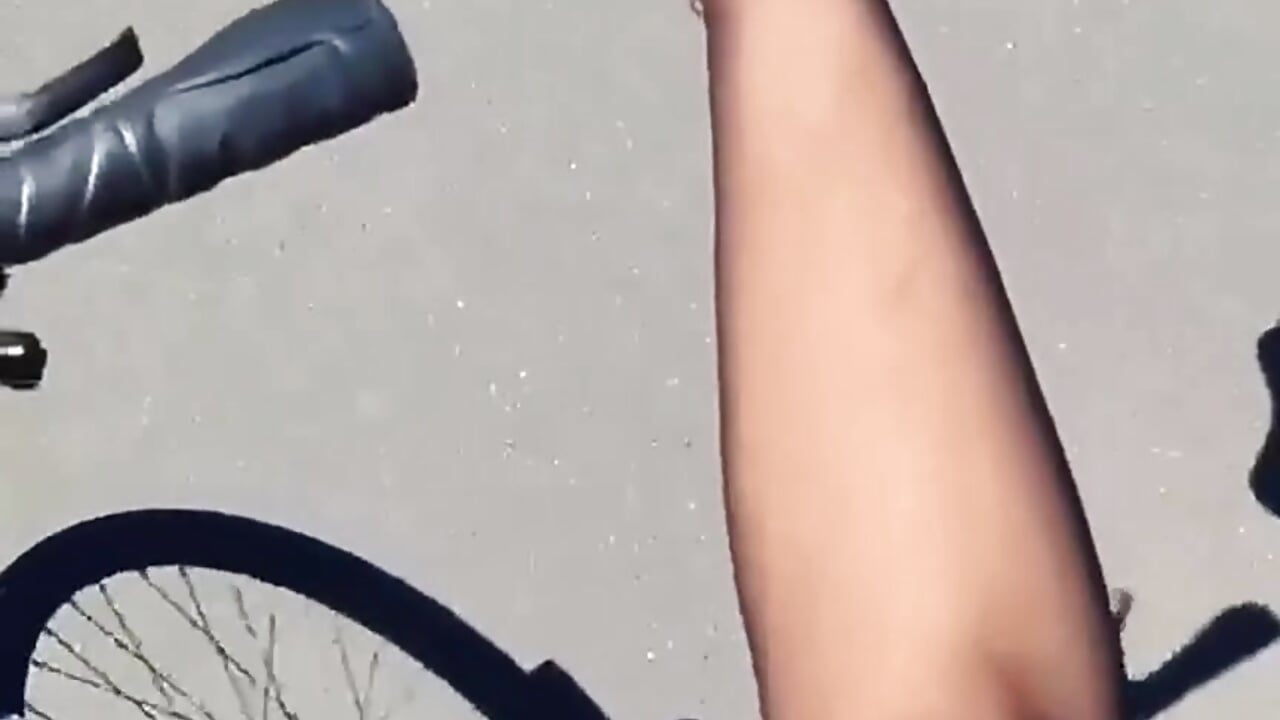 Riding Bike In Pantyhose 🚴‍♂️😅