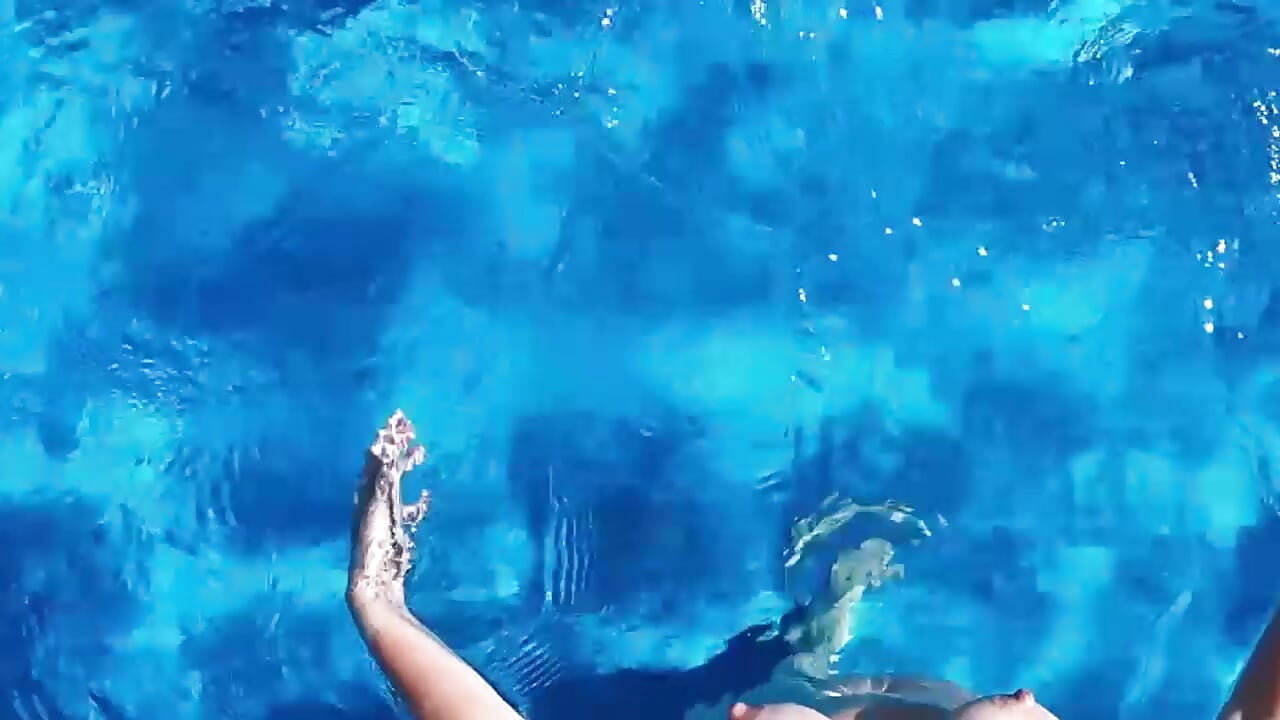 VIP Drone View ✨ Drone footage, me and blue water. See my face as I enjoy it. My best yet.