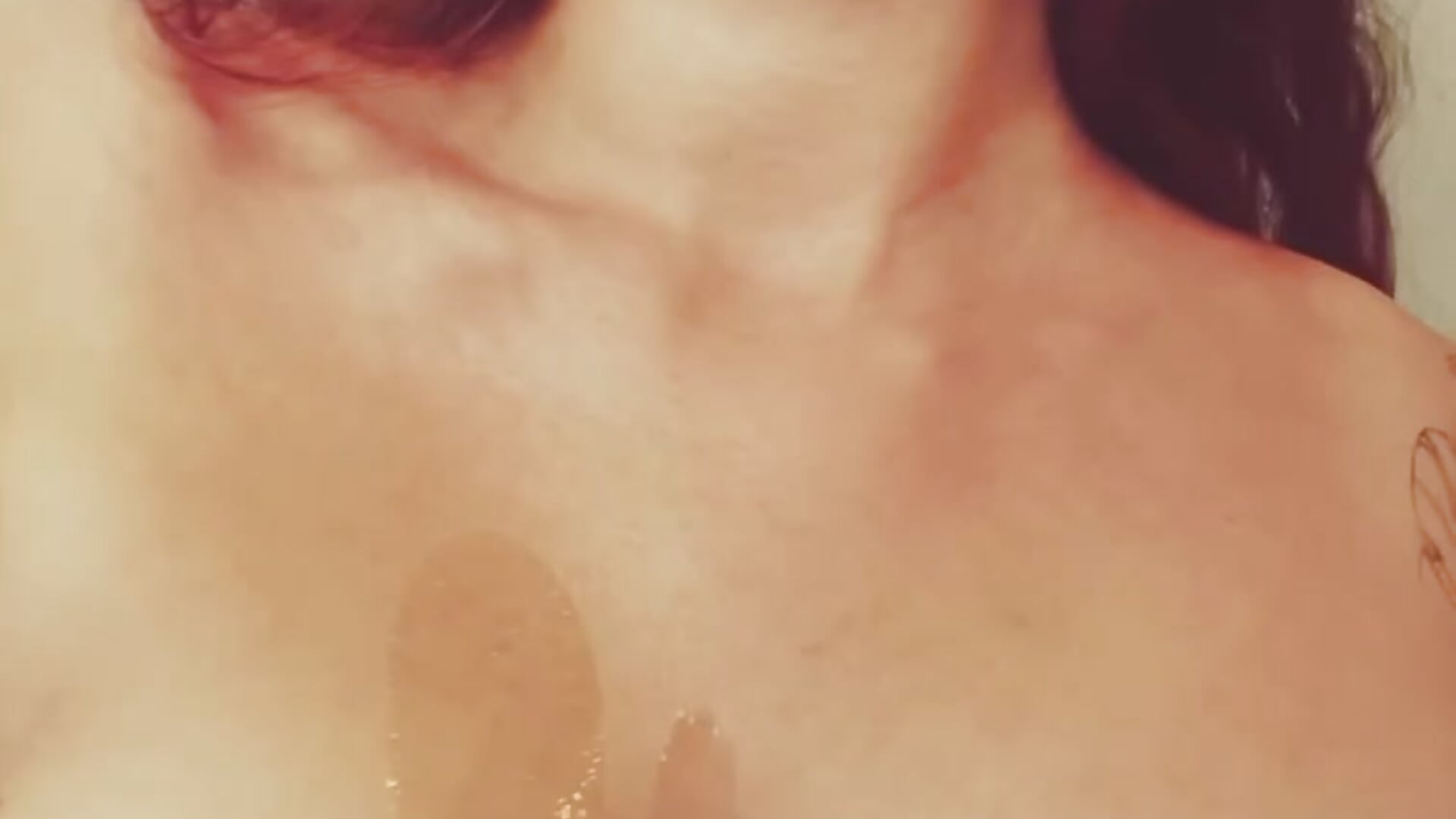 naked oil body + touching pussy
