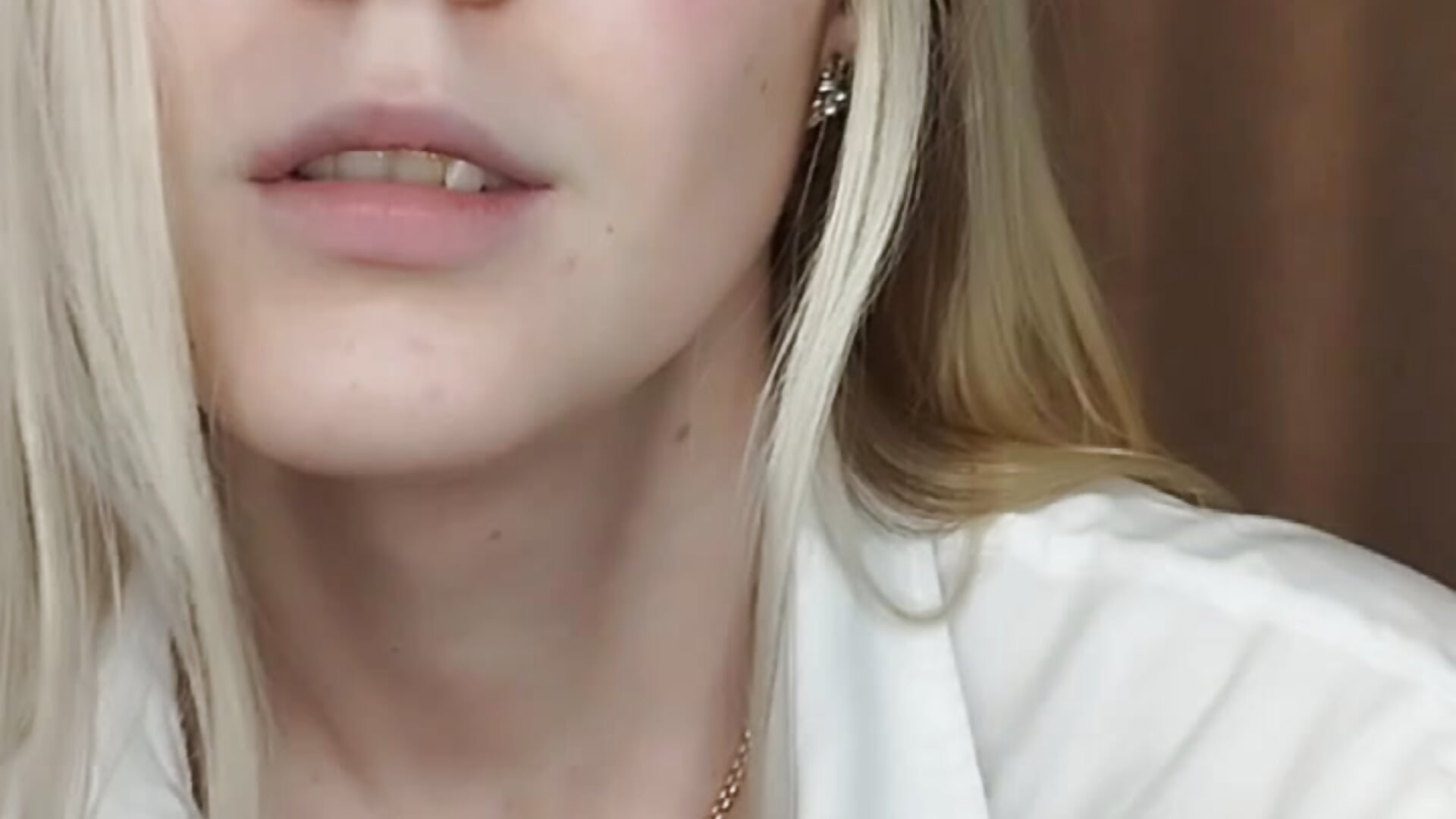 Licking my finger