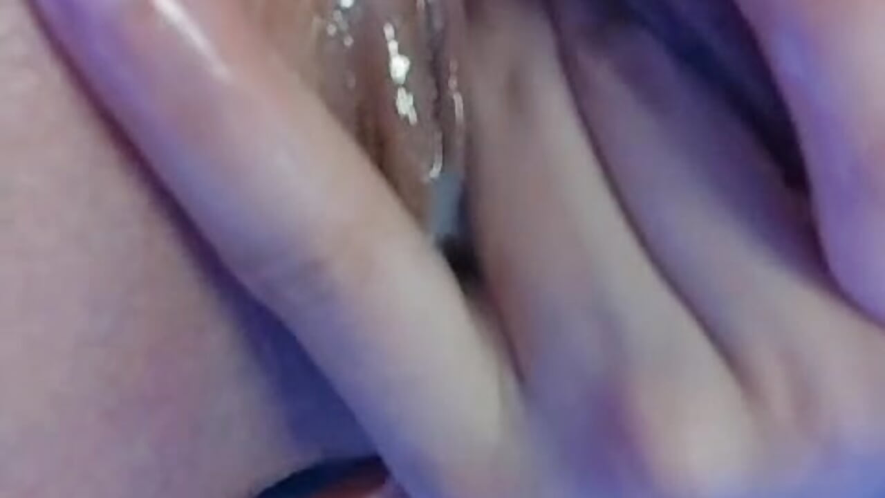 Fingering with rich cum