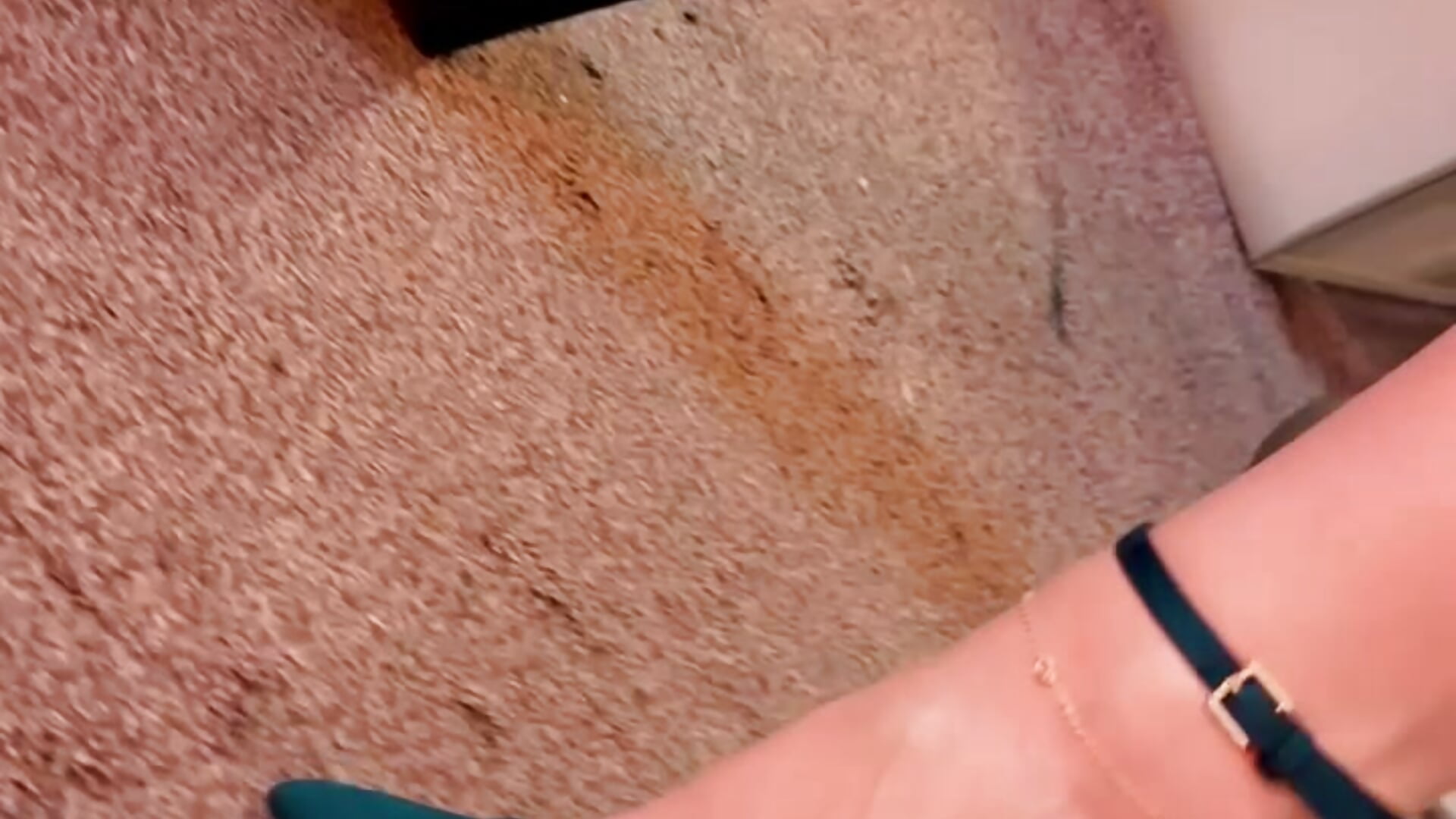 Sexy soft legs. Foot fetish. Heels on