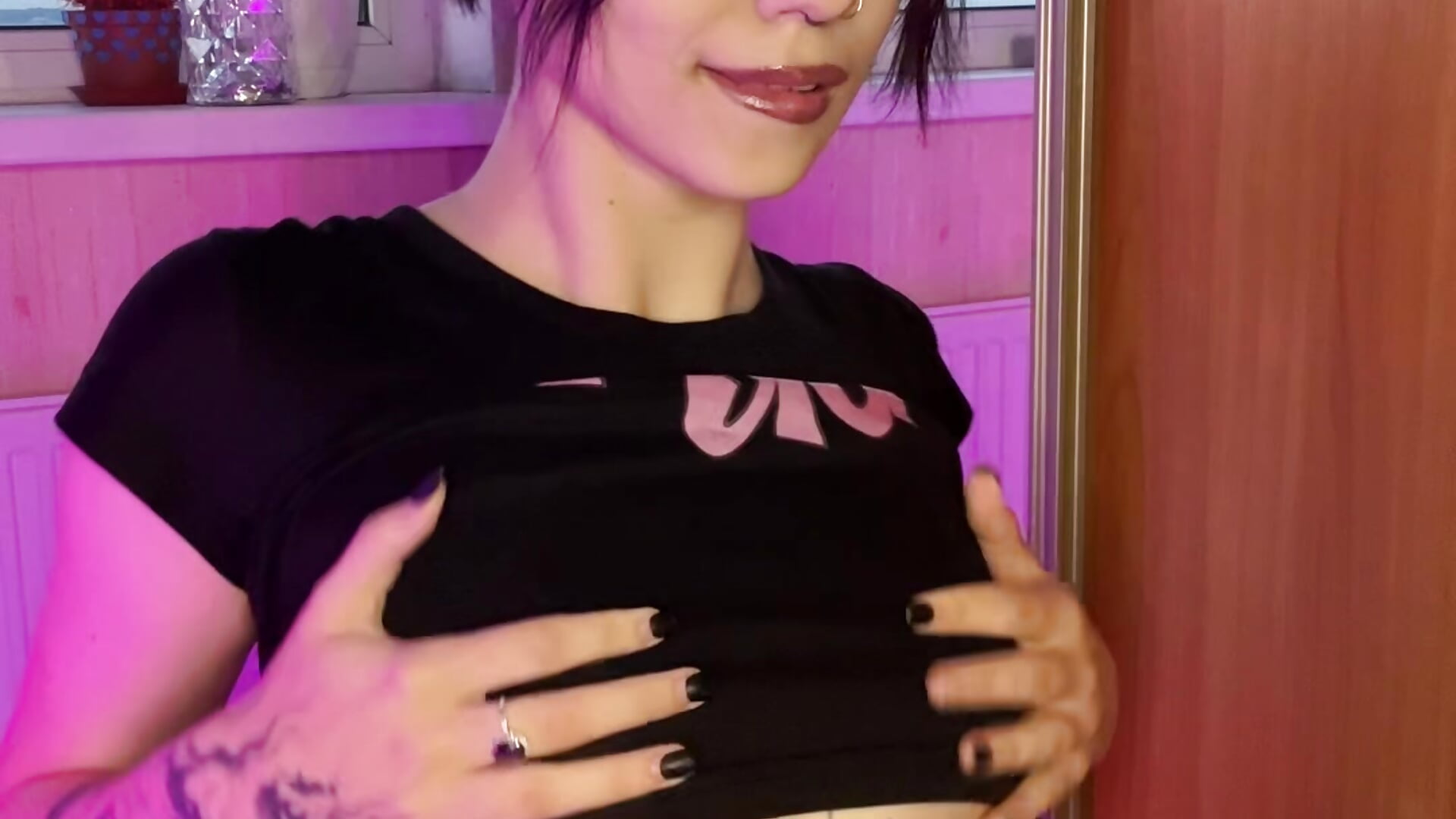 Tease with my top