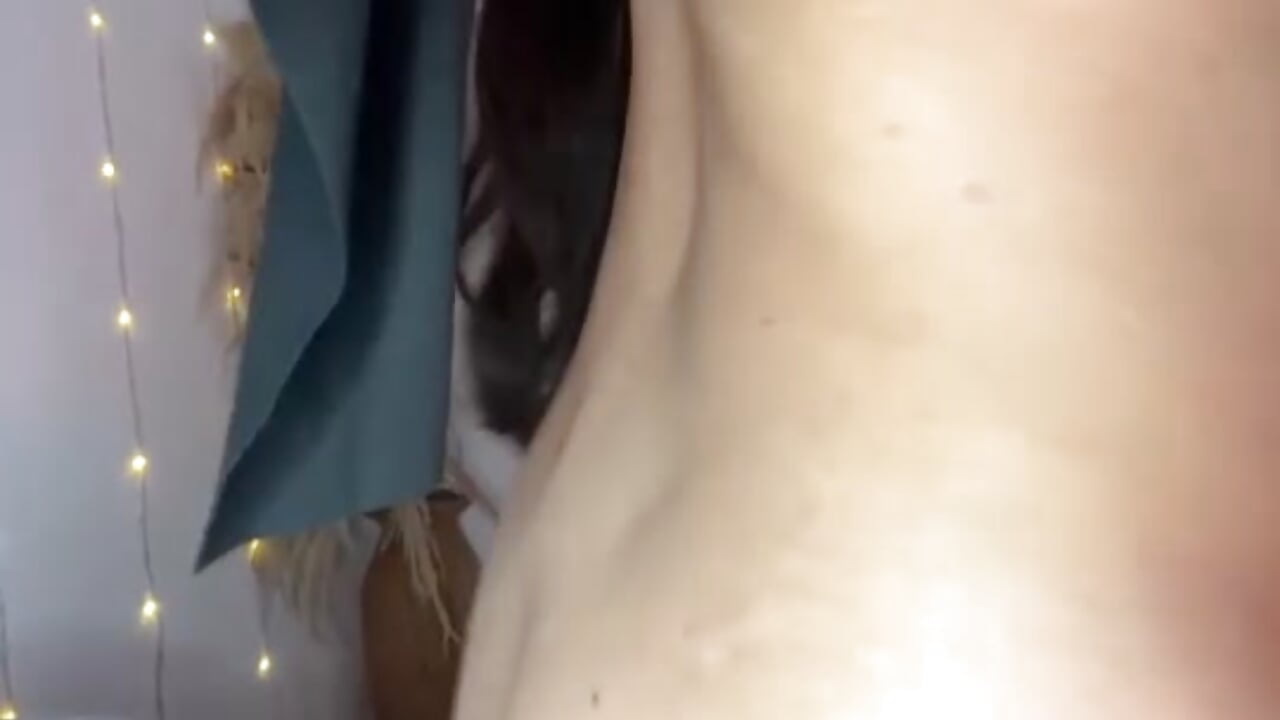 Put on nipples clamps and suck your cock