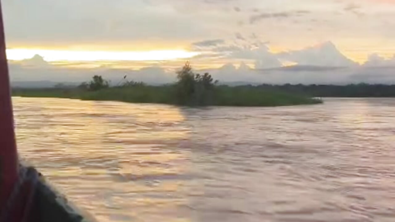 sunset in Puerto Boyaca