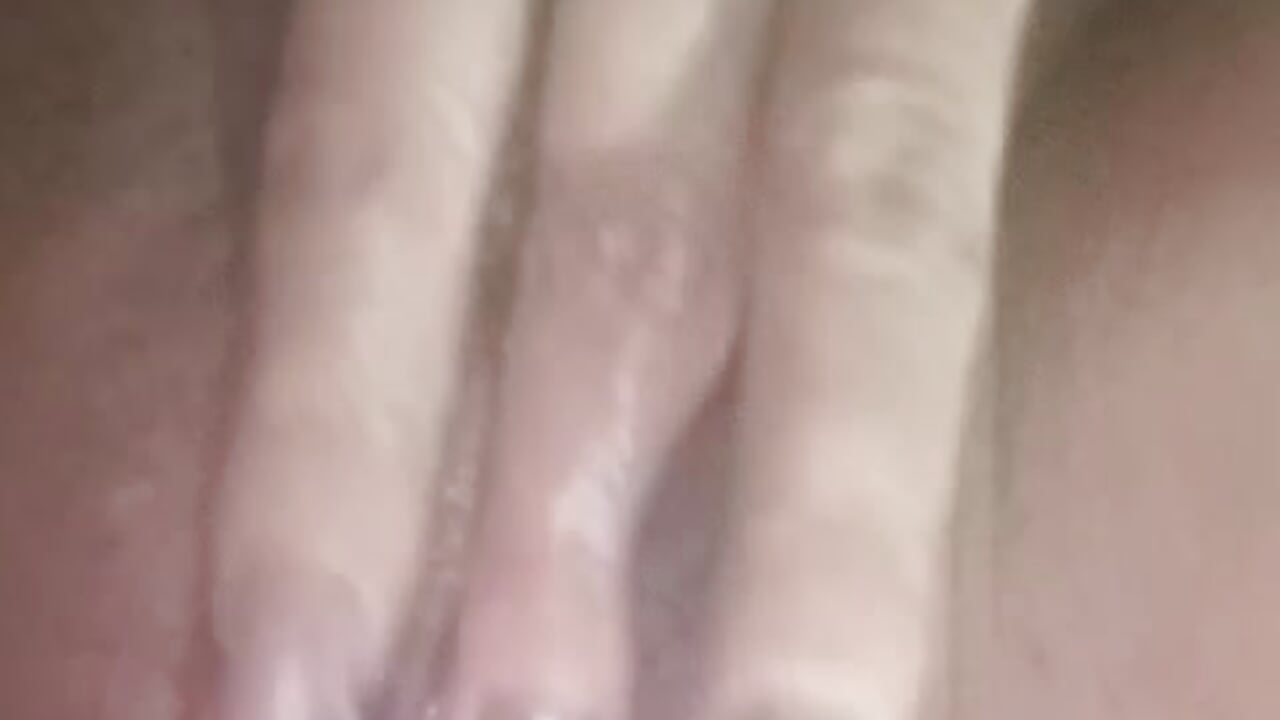 My fingers in my pussy