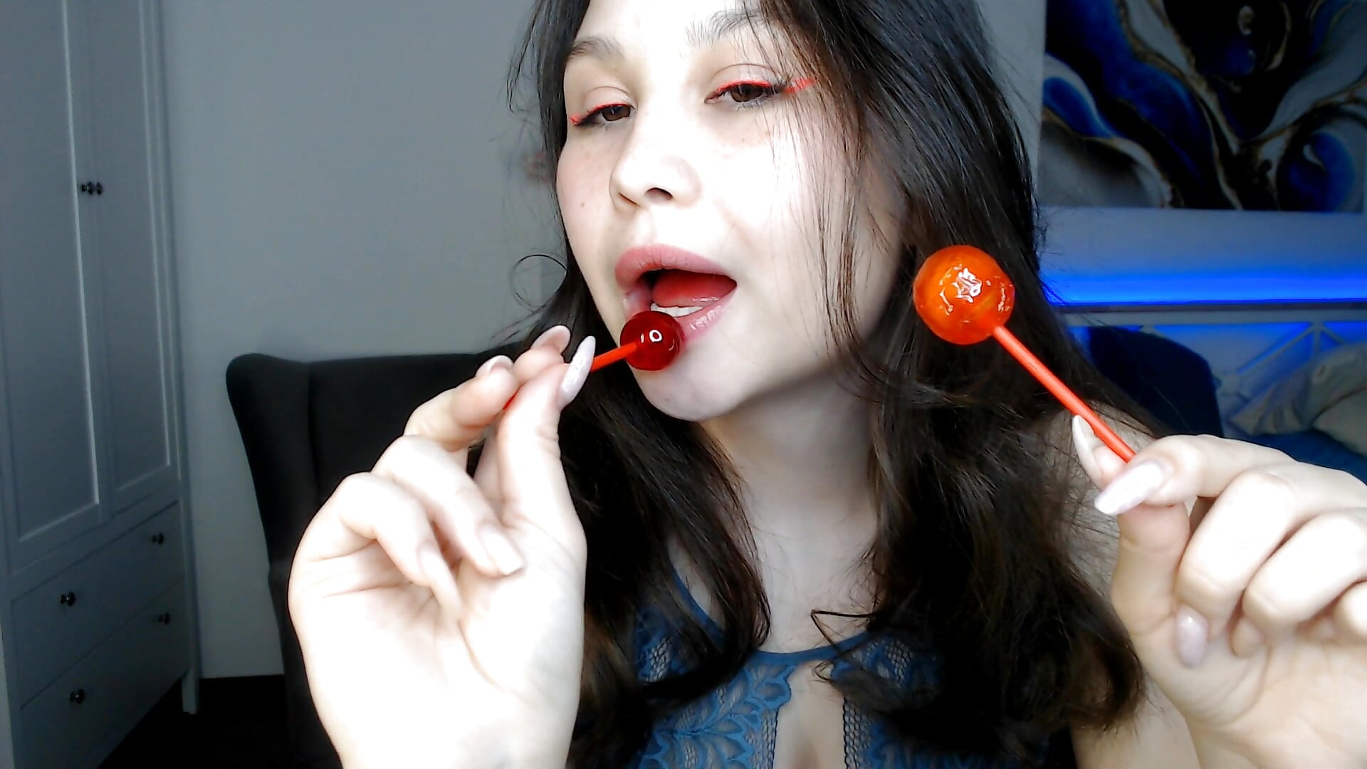 lollipops sucking