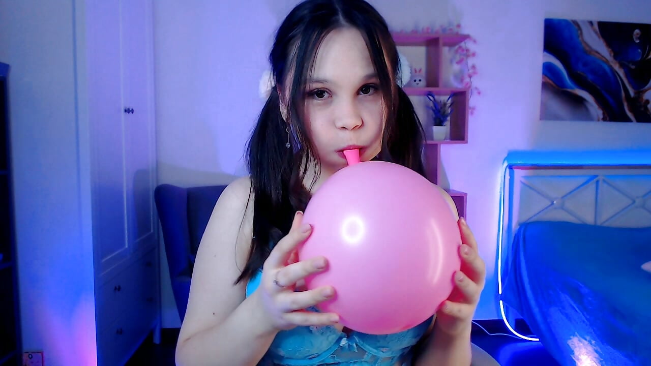 Playing with balloons