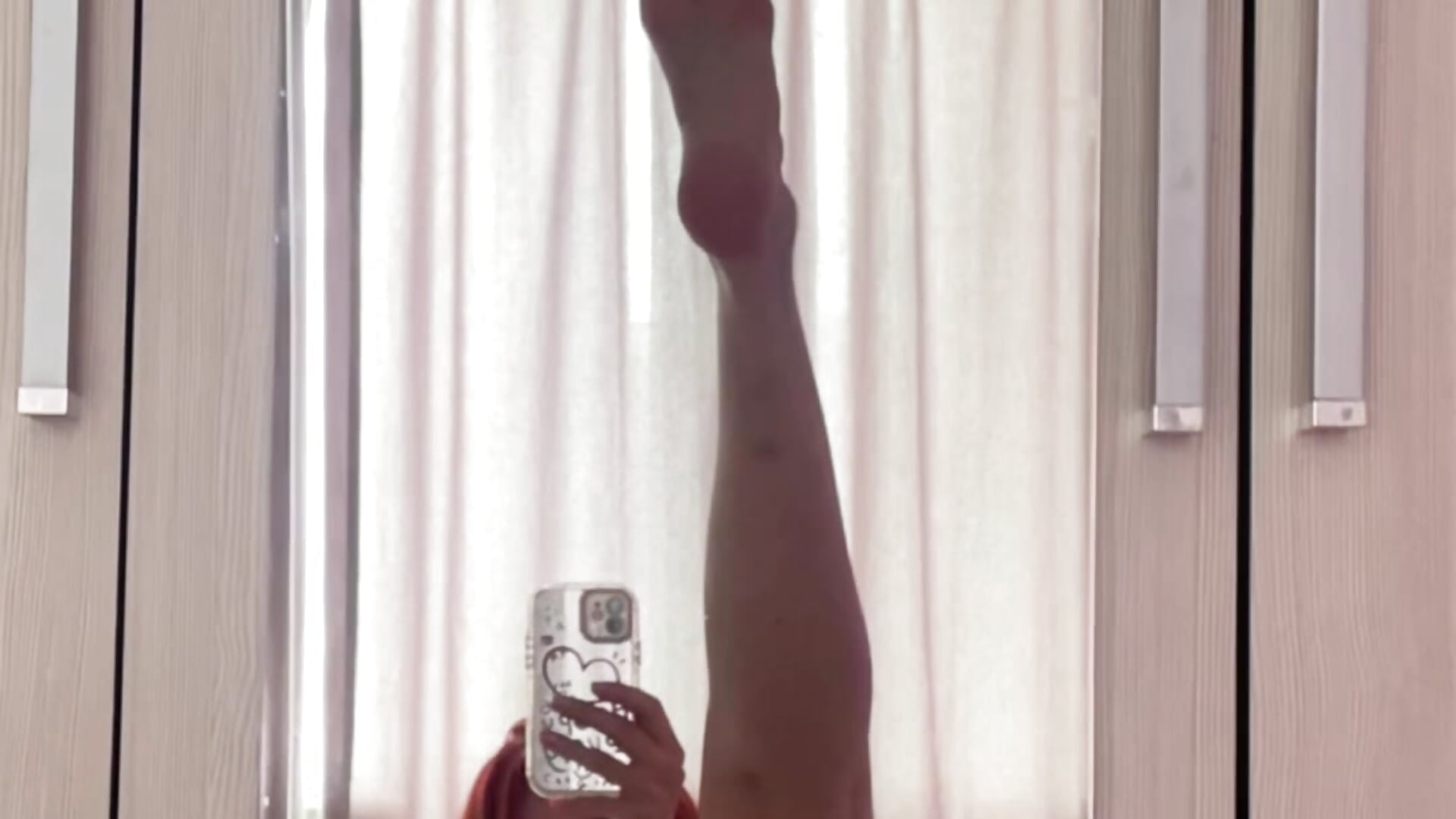 And now it's almost yoga, jump to my bed, I urgently need to improve the stretch on both legs 😂☺️ - video by Ruby-Luv cam model