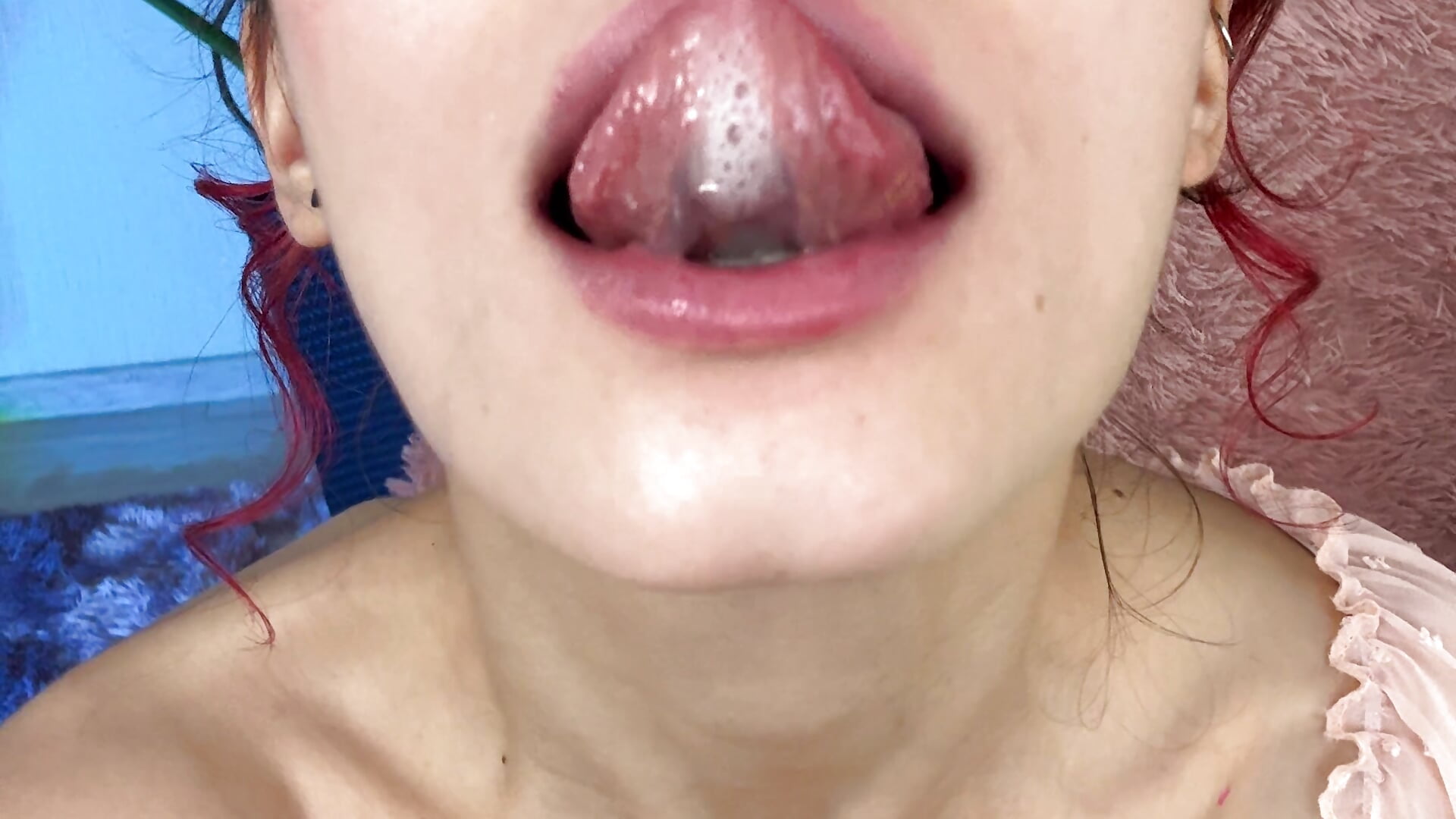 My wet throat and sloppy ahegao