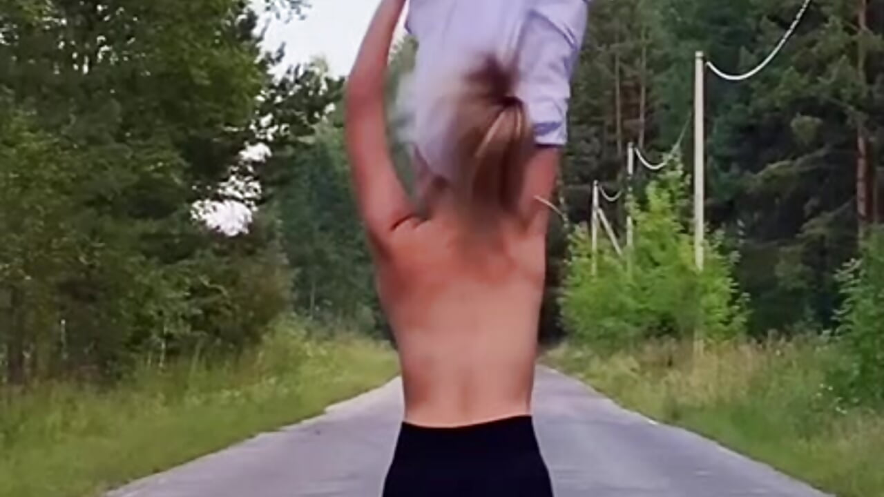 topless walk