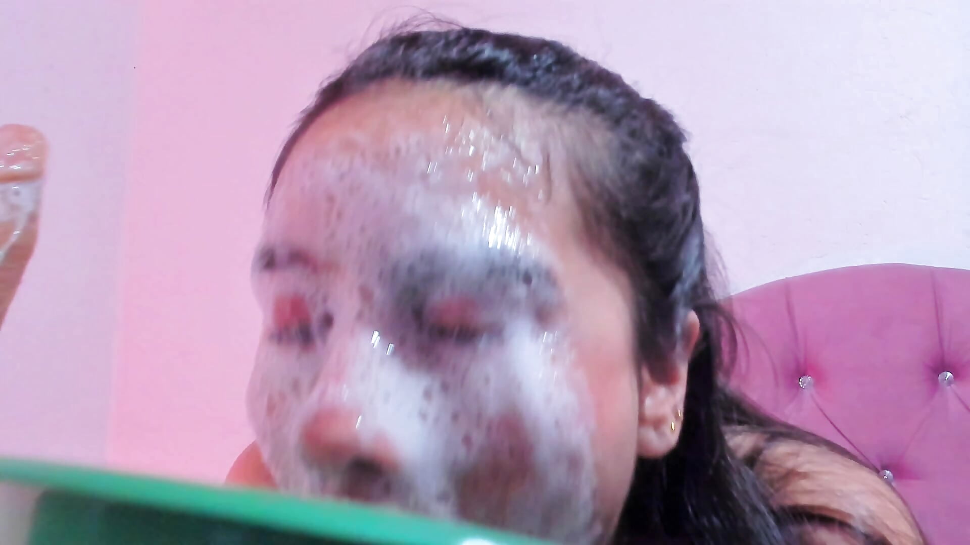 Saliva throughout my hot face