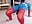 bodypaint capitan america horny - video di saribelcute modella di cam