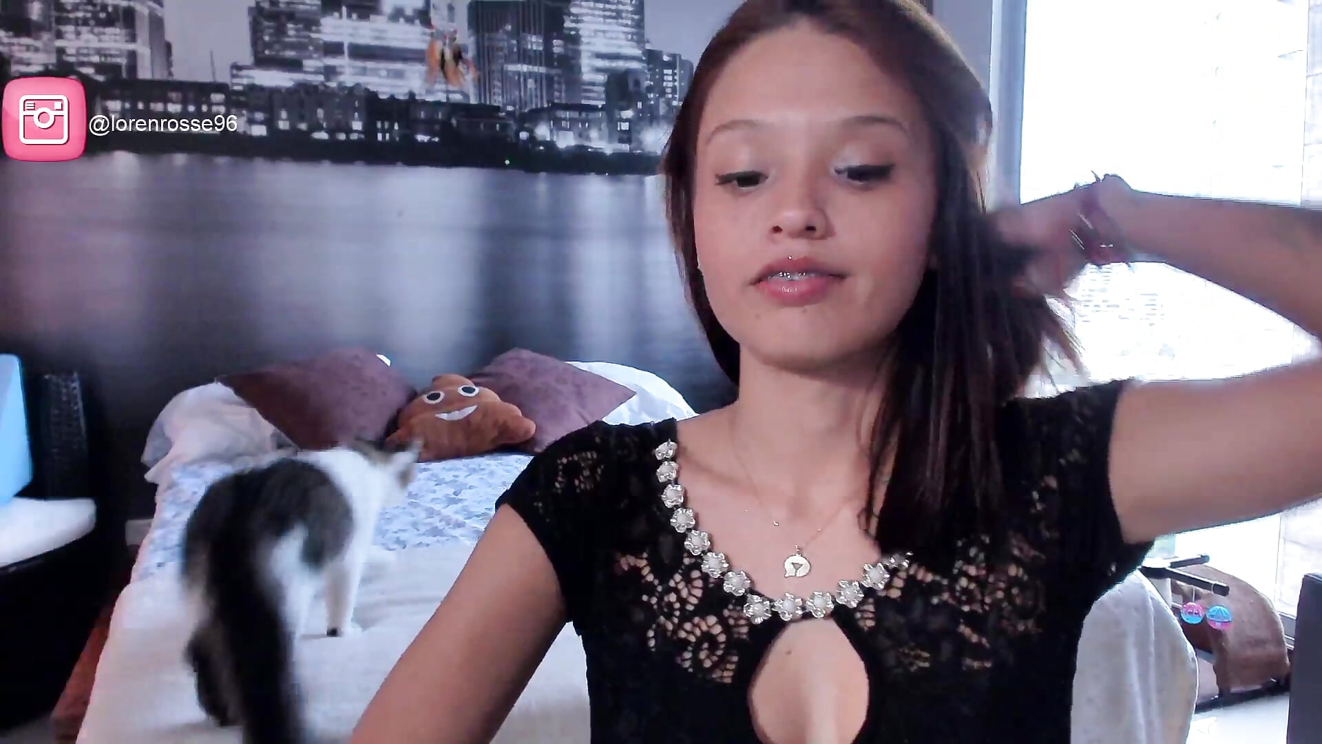 sexy  blowjob   for you - video by LorenRosse cam model