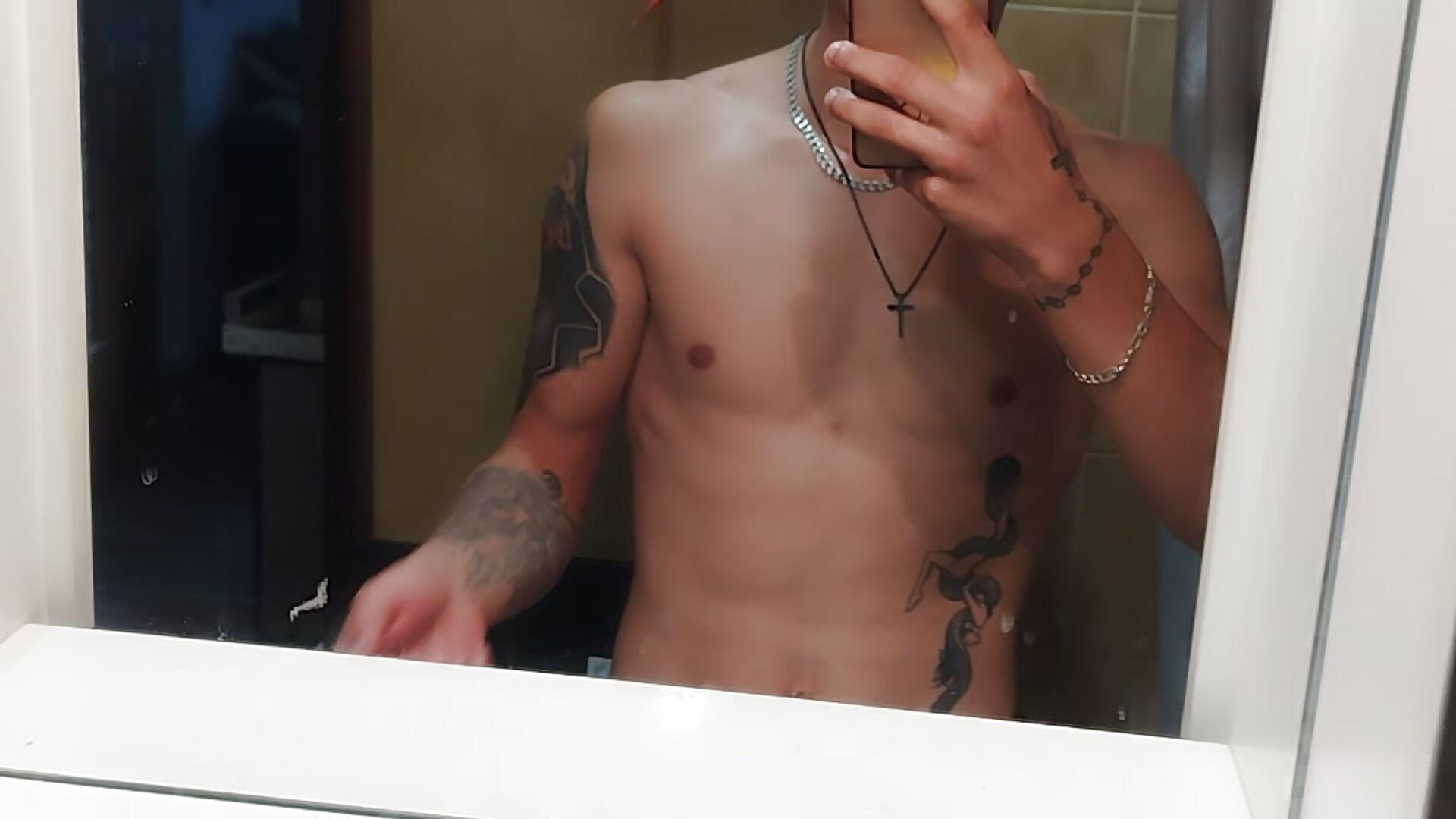 Flexing tattoos