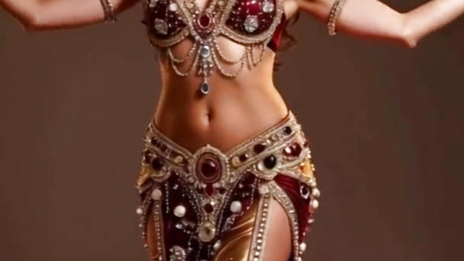 Leia Sensual belly dancing moves - video by Sensual_indian7 cam model