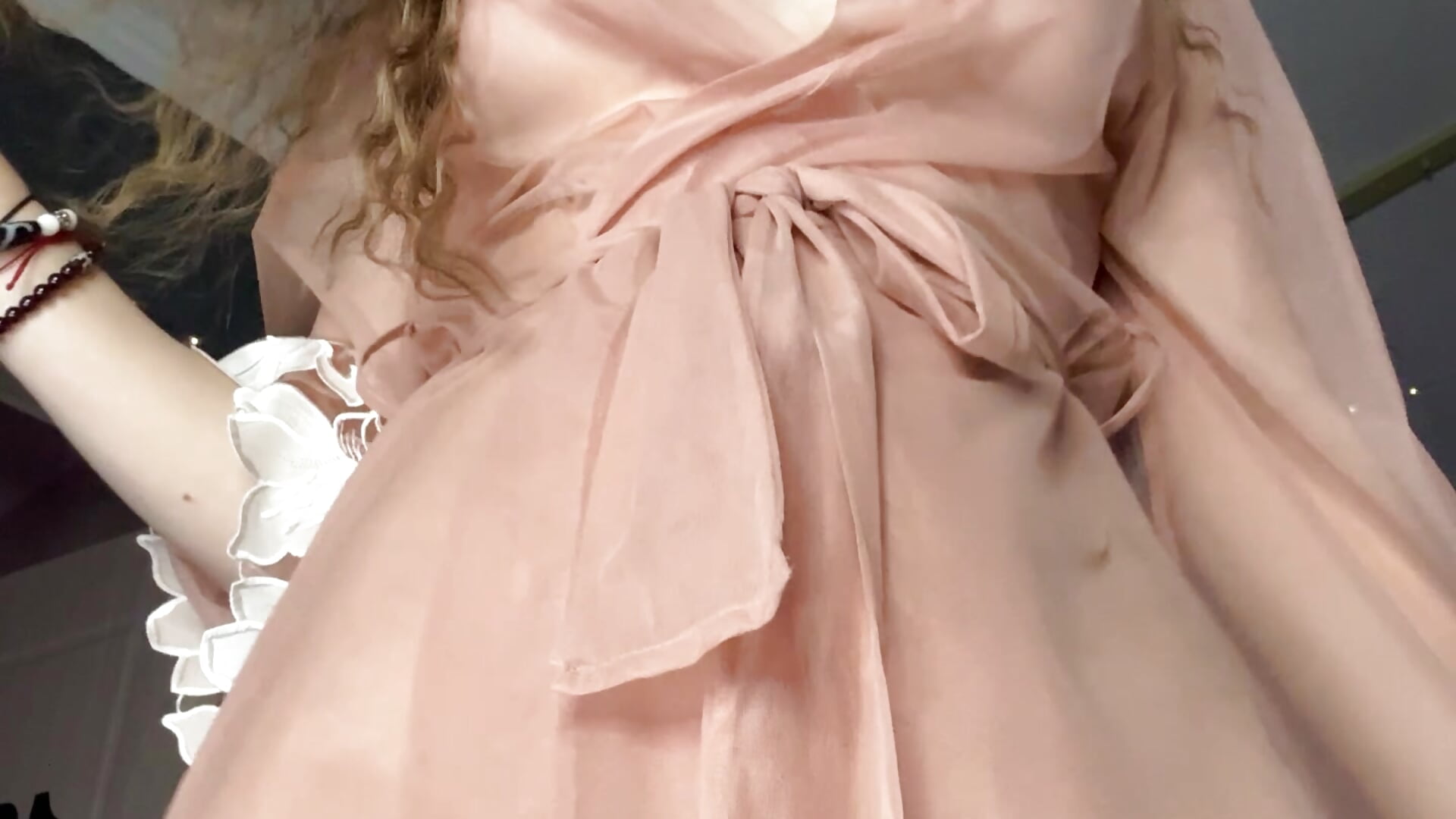 I'm without panties and you're peeping at me - video by NickiLike cam model