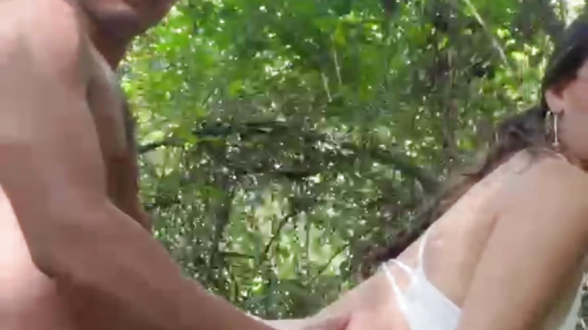 Sex in the woods with my neighbor 🥵🙈