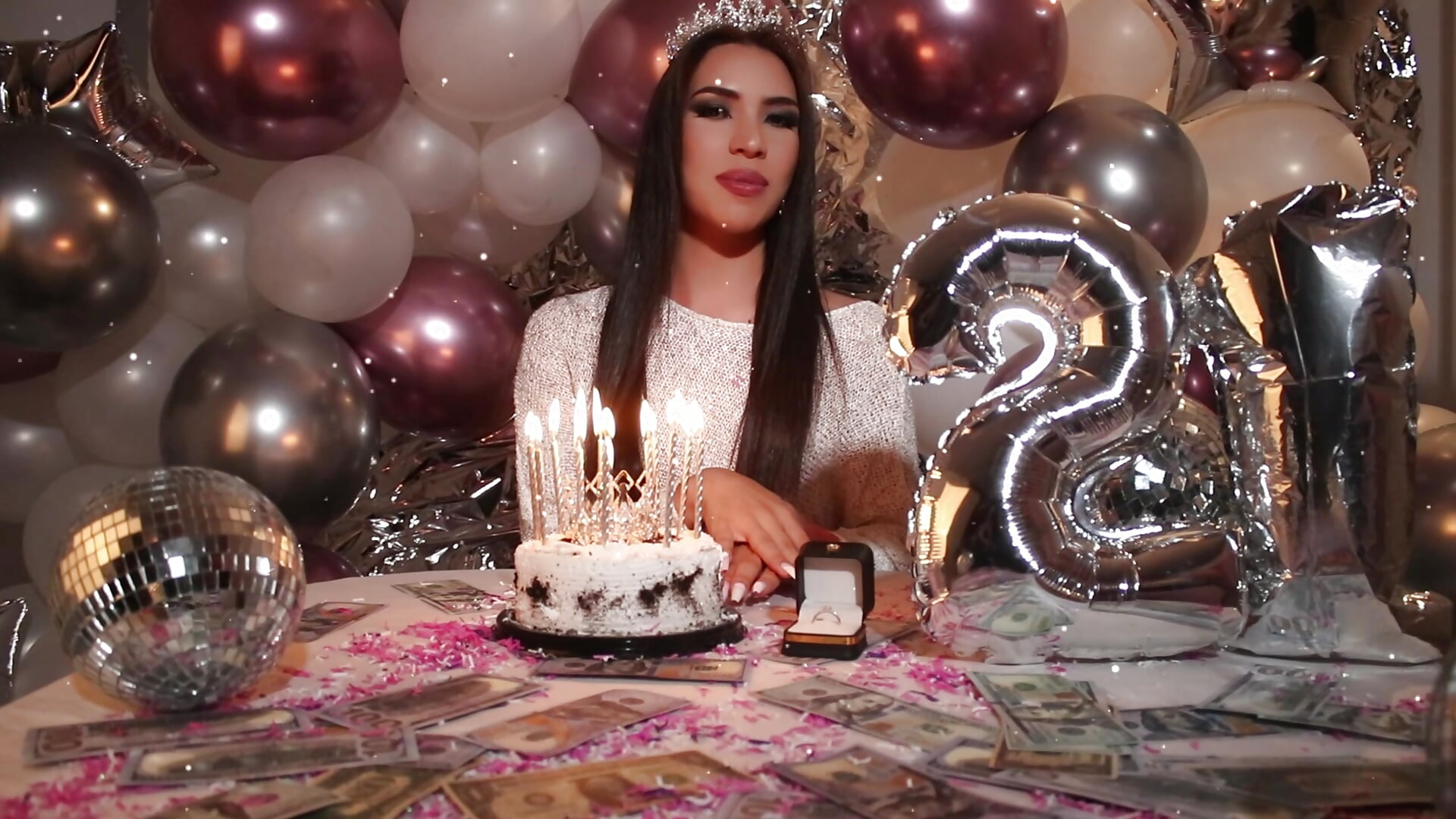 to my birthday - video by Bylie_Hills cam model