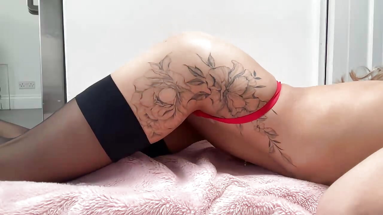 Ass Perched up on the air on my stomach ready for you 😈