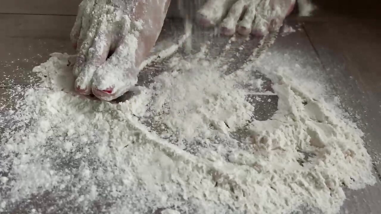 Soft & Sensual: Stepping Into Flour with My Bare Feet