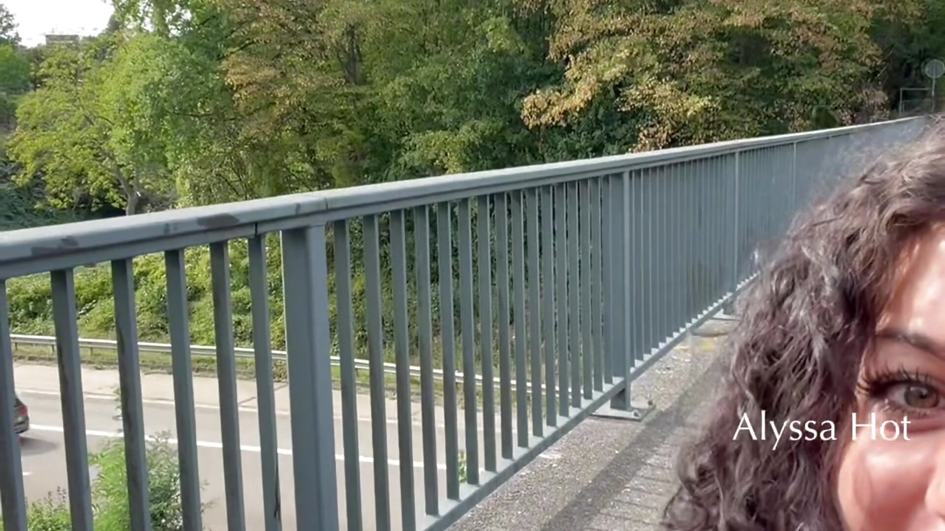 BiKER BUSTED ME WHiLE SQUiRT PUBLiC ON AUTOBAHN iN DAYLiGHT. 🚲🌊🛣️✨