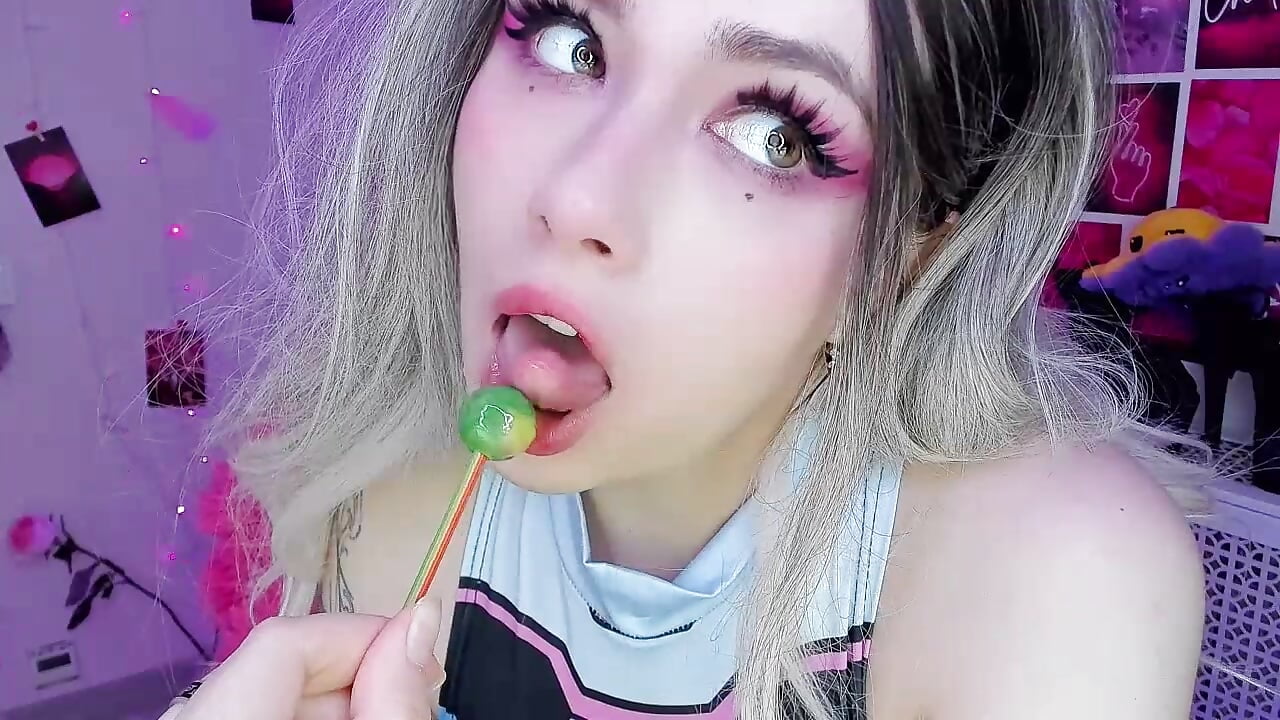 Lollipop sucking while #teasing #dva #cosplay #overwatch #anime #games #roleplay