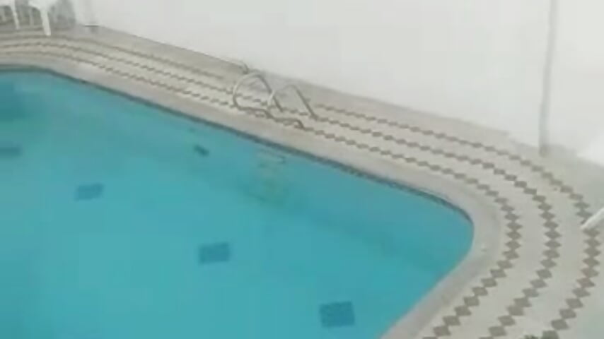 Vary Happy in the pool 😍😎😋☺ - video by doll_crazy_bigcock cam model