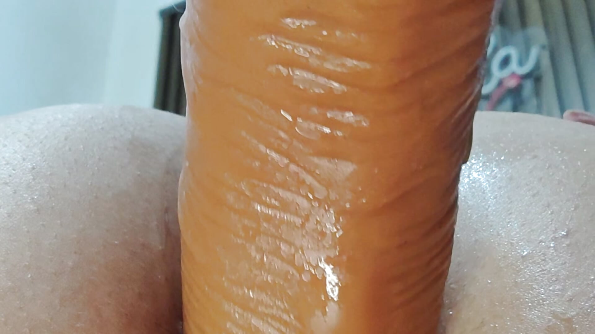 Big dildo in ass😈😈