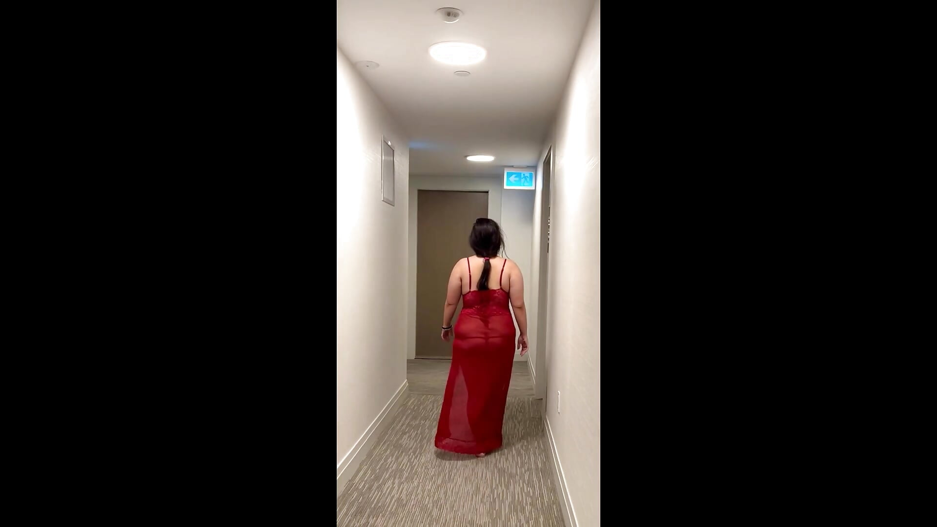 Hotel Hallway Bikini Walk