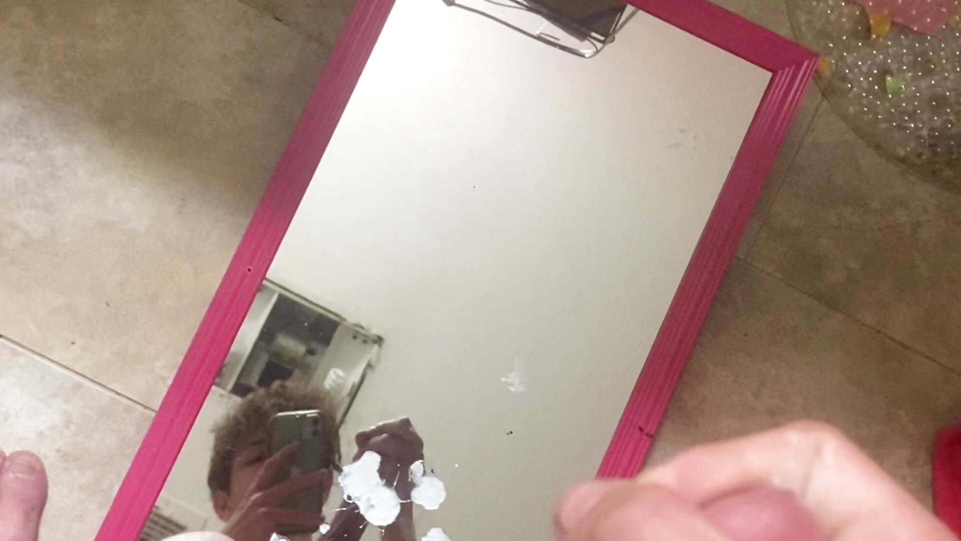 Stroking my hard cock and cumming all over you😤