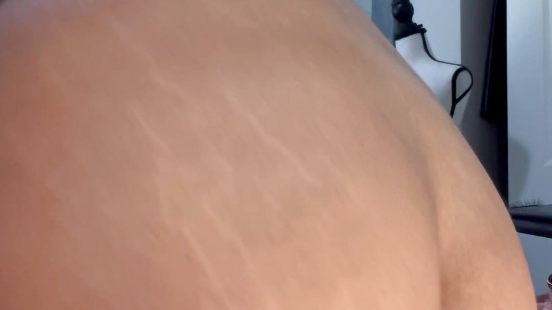 Bouncing on Dildo on desk