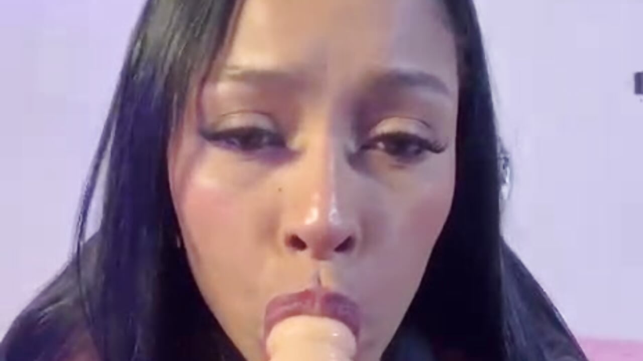deep throat and strong fuck with dress