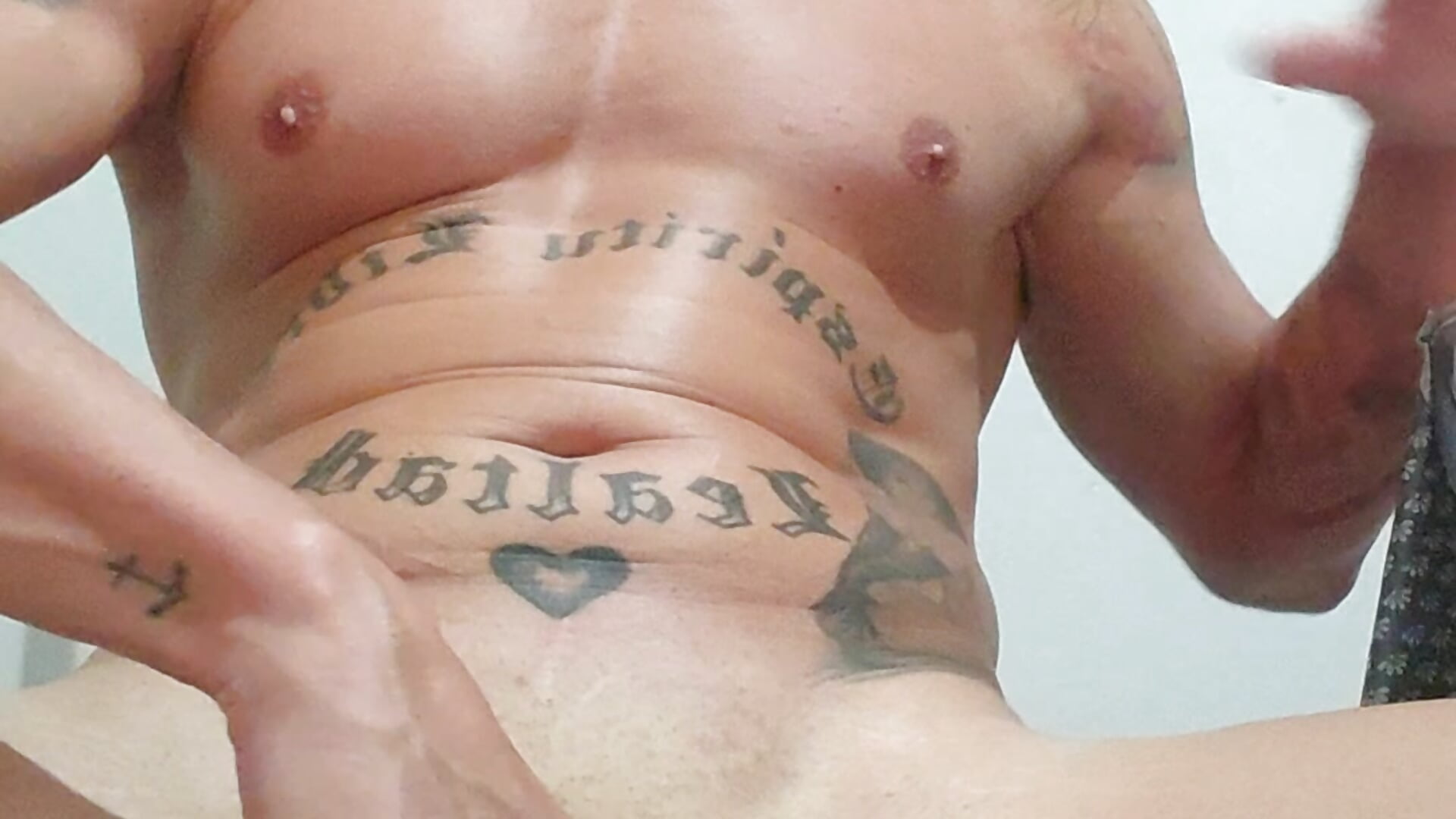 Me having a great time cumming at home