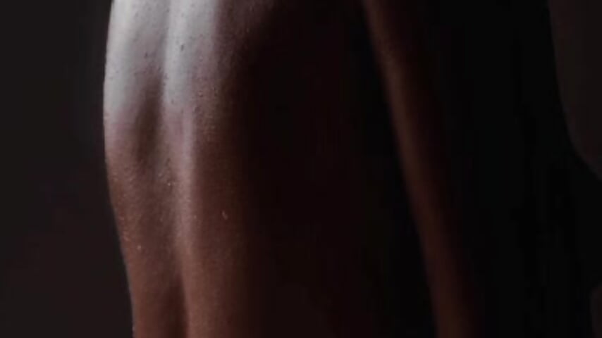 Kiss my whole back very slowly.