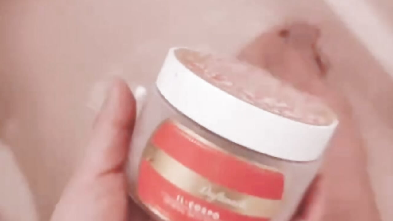 欲しリス頂いた入浴剤❤️‍🔥in浴槽
