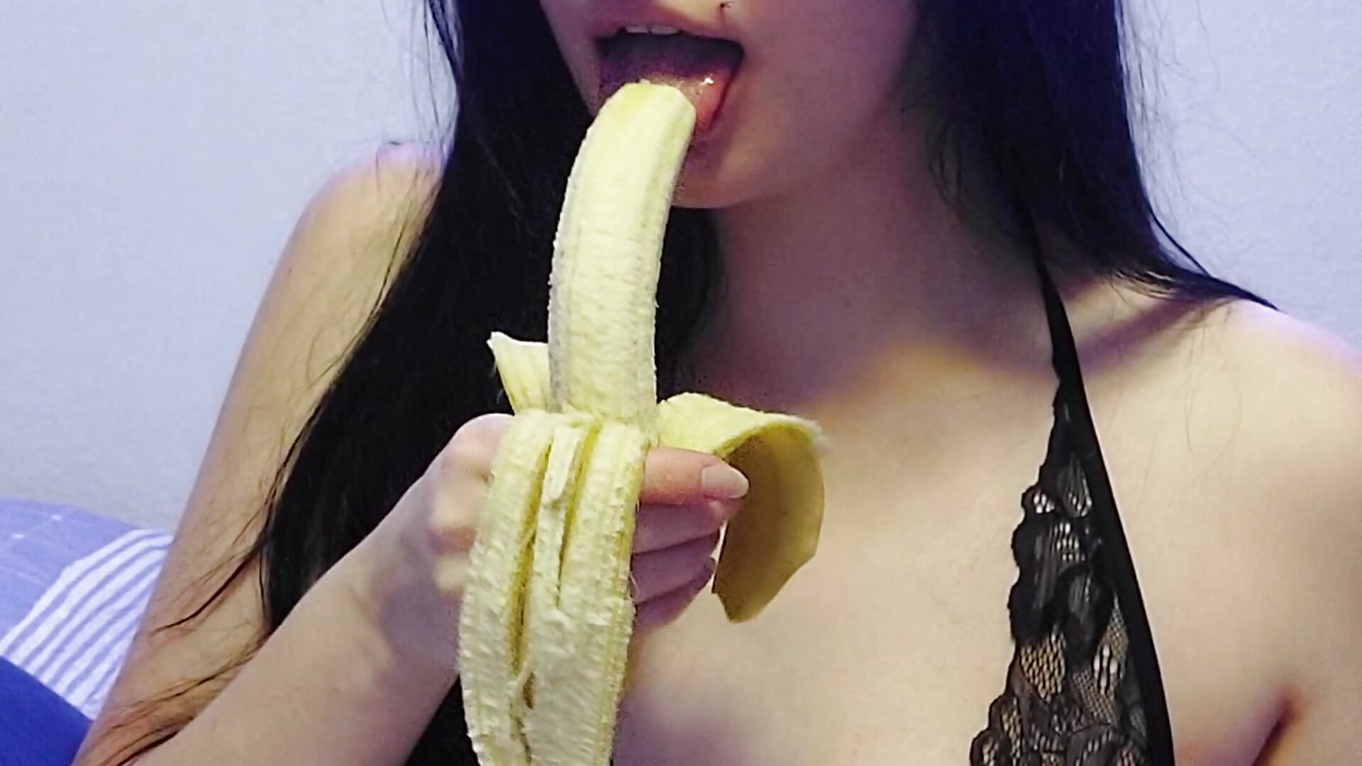 My first Banana Blowjob