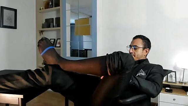 HOT Salute to My Sheer socks tight undies and bare feet