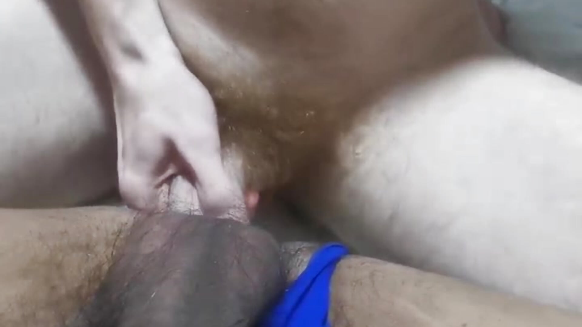 Fucking a trans girl with hairy armpits